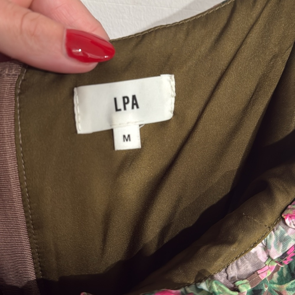 LPA | Claudette Corset Floral Top in Simone Print Size M - Picture 5 of 5